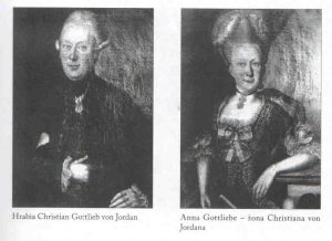 Christian Gotlieb von Jordan z żoną Anną Gotlieb