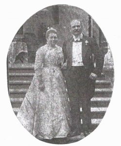 Feliks Bernard Erdmann II żoną Heleną Augustą Bertą von Sprenger podczas srebrnych godów na Śiwerczu