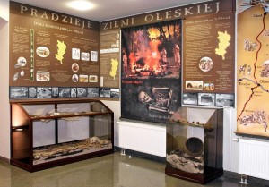 100 Ekspozycja archeologicana w Oleskim Muzeum Regionalnym