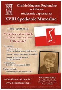 Plakat obchodów 80. rocznicy powstania Rodła