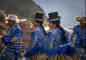 Kobiety Boliwii w tradycyjnych strojach 